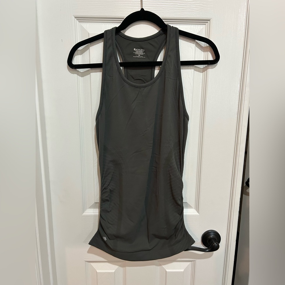 Athleta Army Green Tunic Top for Women XS